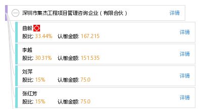 深圳市集杰工程項目管理咨詢企業 有限合伙
