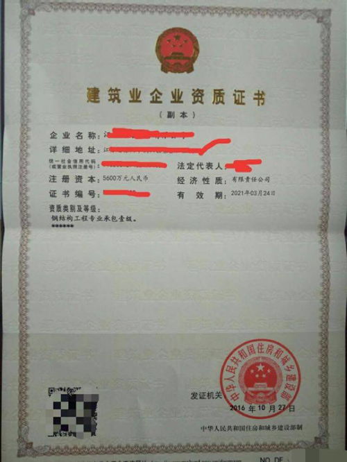 具有資質(zhì)的企業(yè)轉(zhuǎn)讓與收購(gòu) 附證書(shū)
